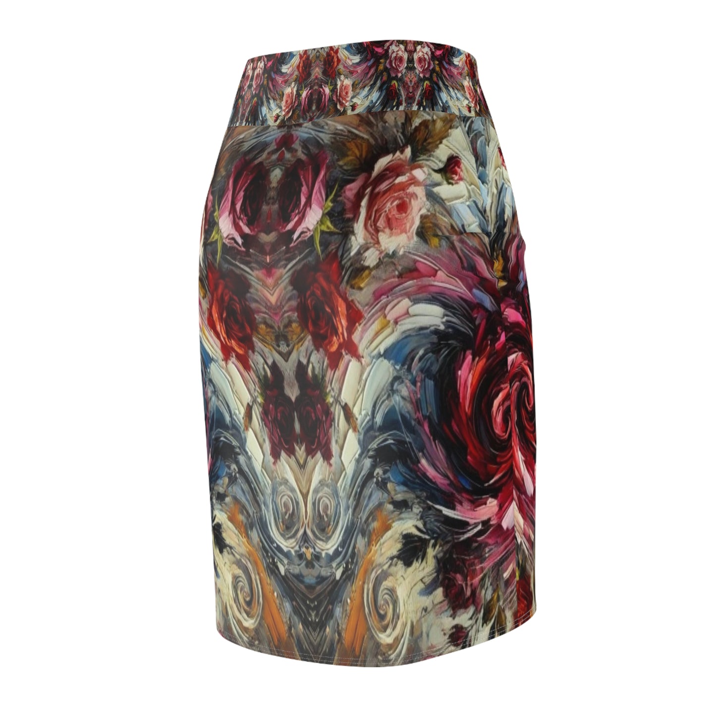 Floral Art Women's Pencil Skirt - Elegant and Stylish Print for Any Occasion