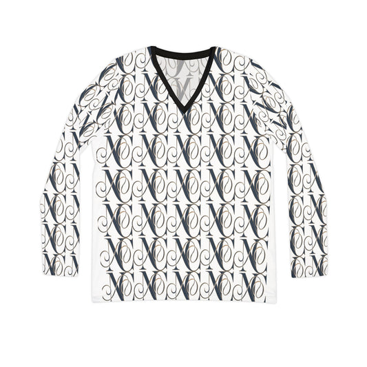 Women's Long Sleeve V-neck Shirt