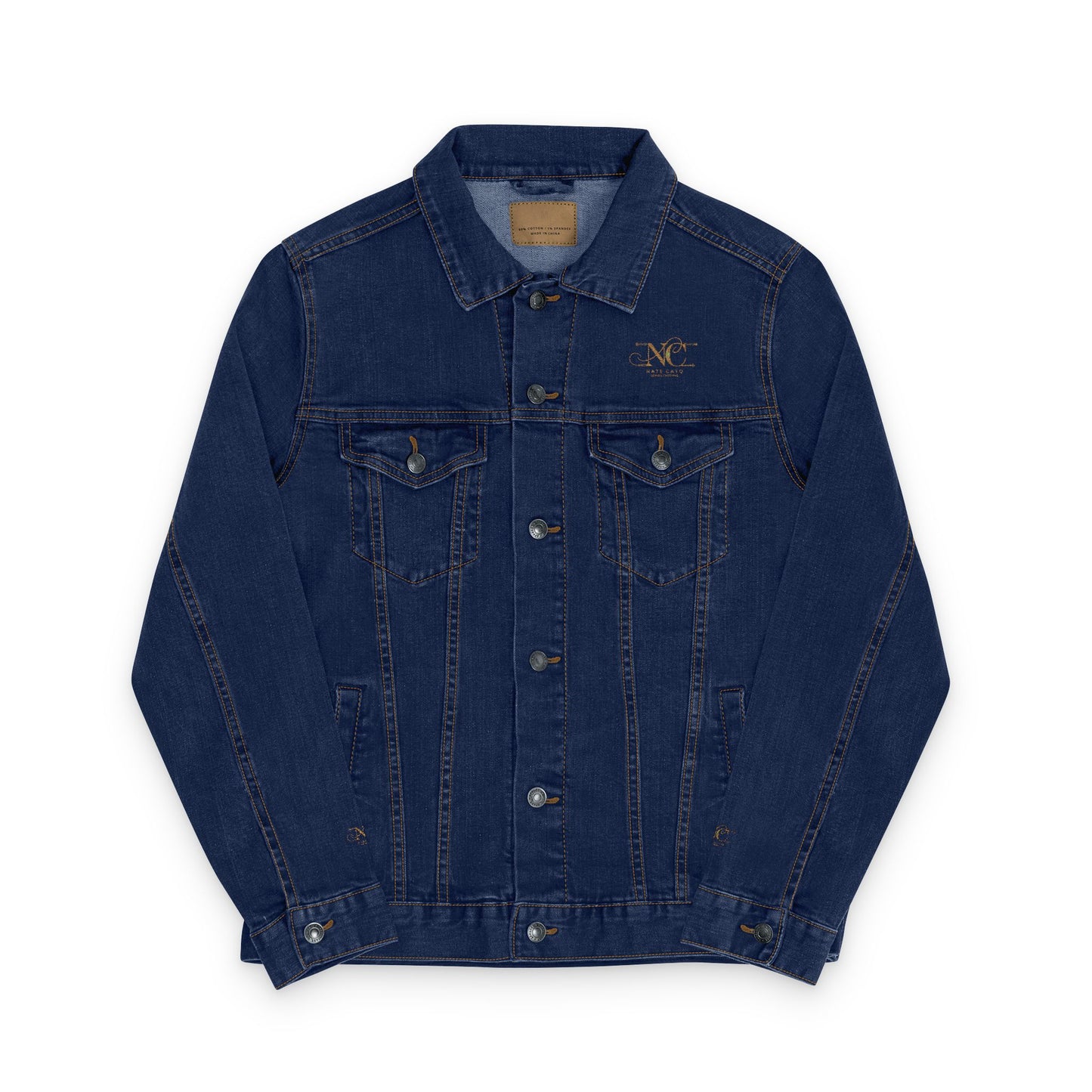 Stylish Unisex Embroidered Denim Jacket - Perfect for Spring Outings