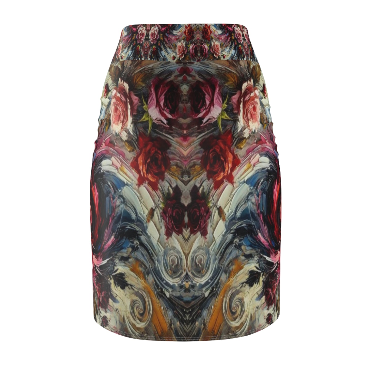 Floral Art Women's Pencil Skirt - Elegant and Stylish Print for Any Occasion