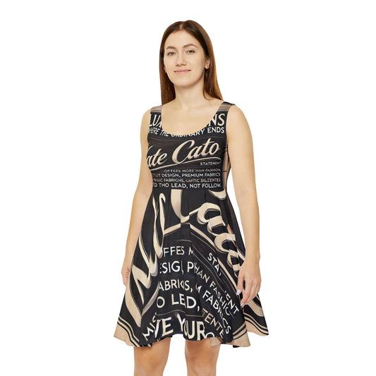 Elegant Women's Skater Dress - Luxury Begins Design