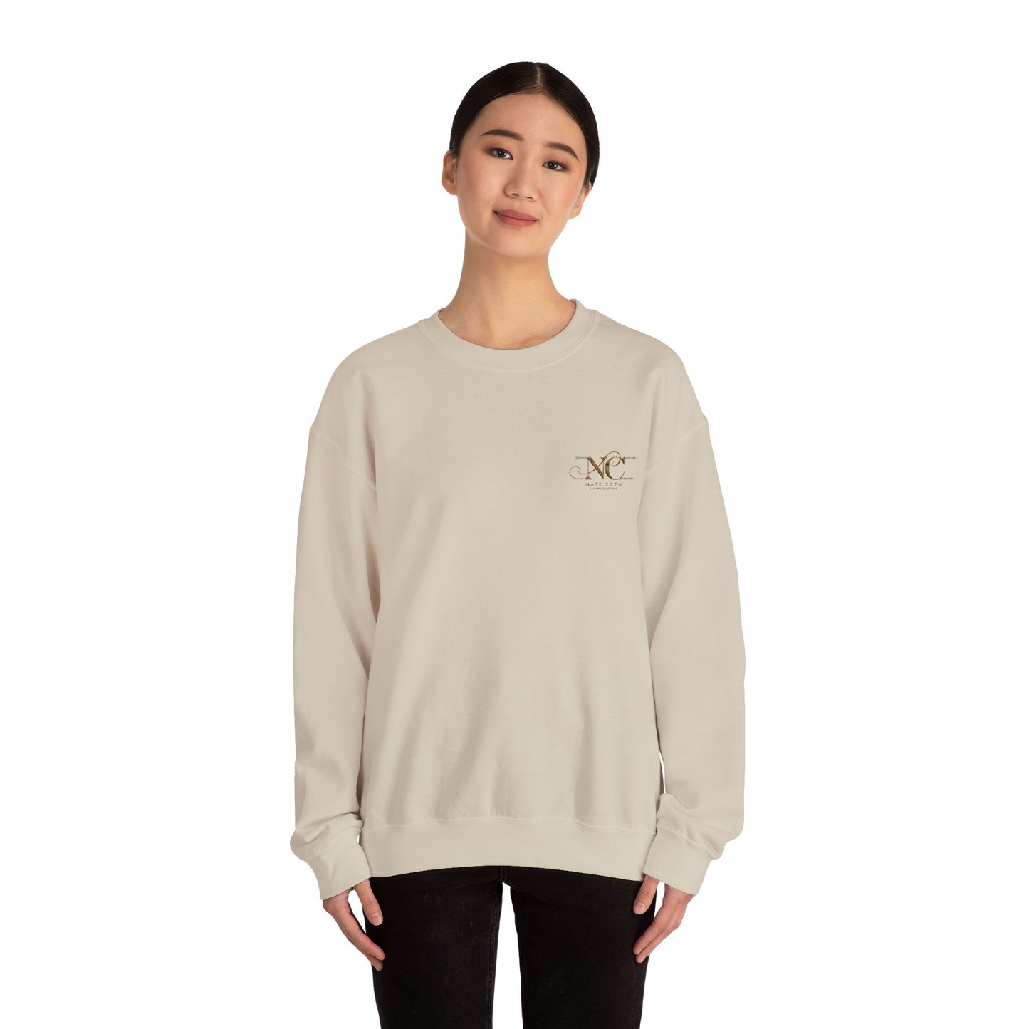 Minimalist Unisex Crewneck Sweatshirt for Casual Comfort
