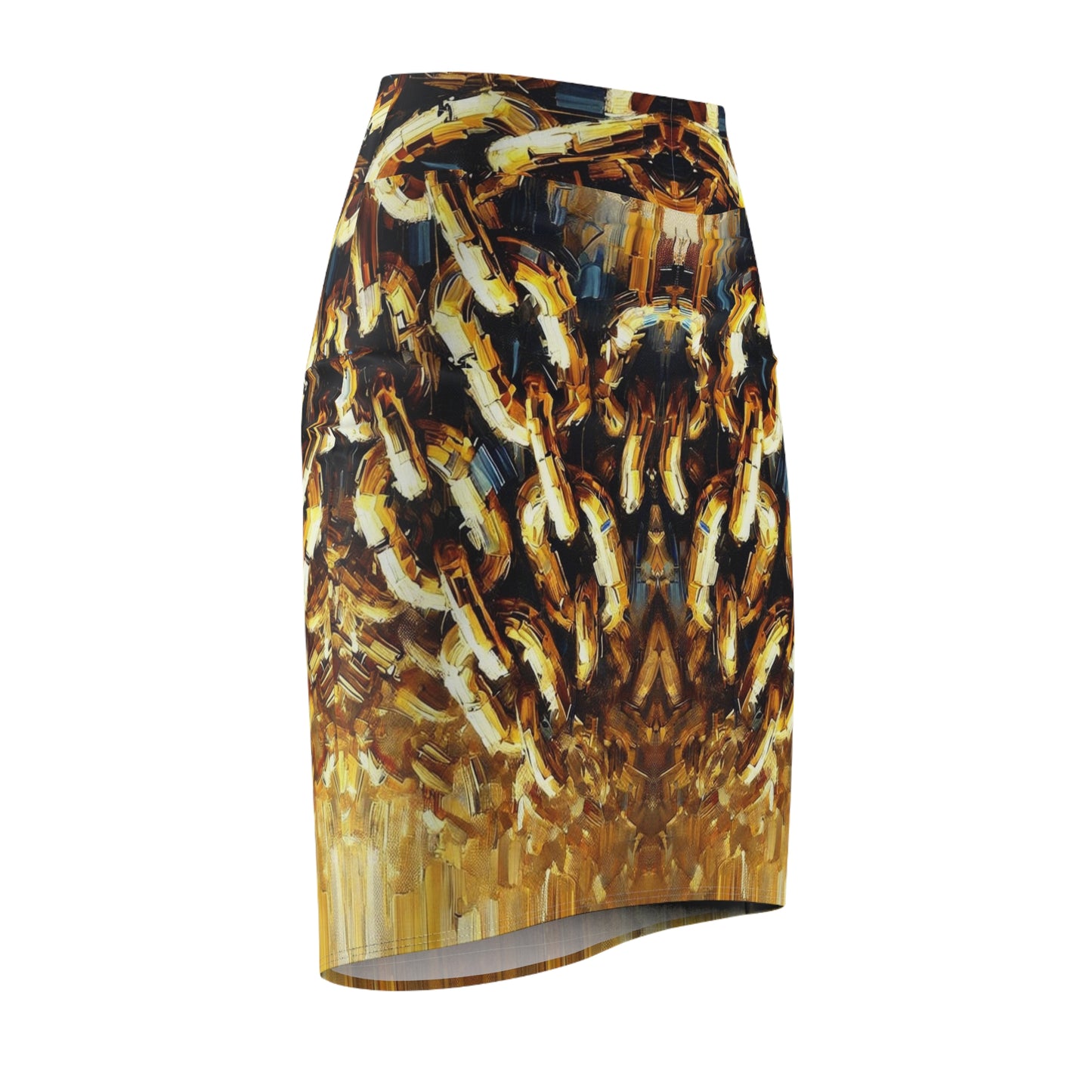 CP Collection Bold Chain Print Women's Pencil Skirt - Chic & Elegant Fashion Statement