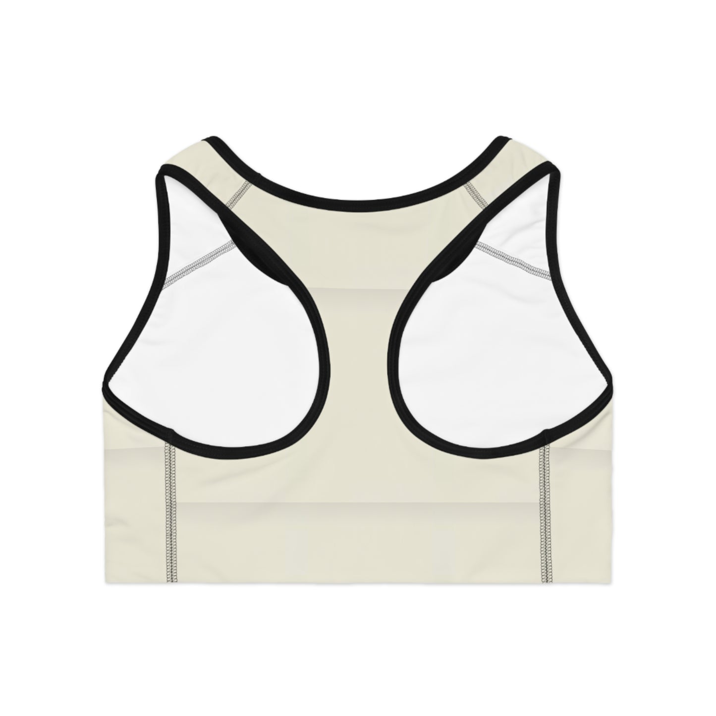 Elegant Beige Sports Bra - Comfortable & Stylish Activewear