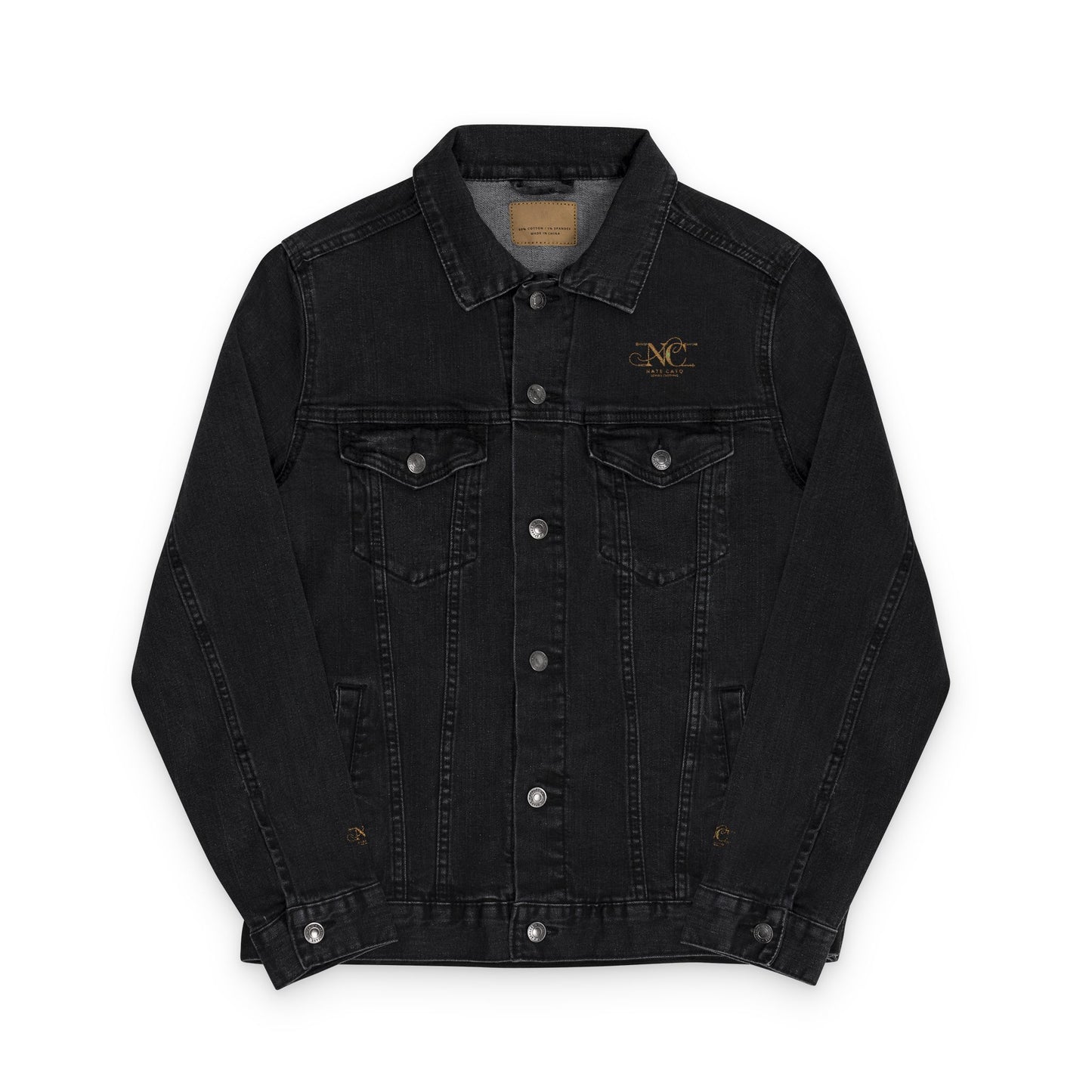 Stylish Unisex Embroidered Denim Jacket - Perfect for Spring Outings
