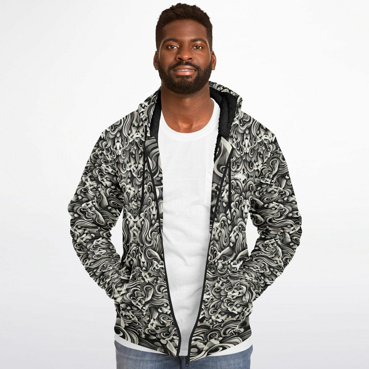 NateCato Microfleece Ziphoodie