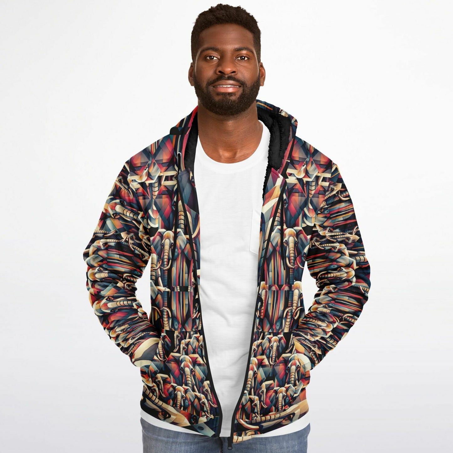 NateCato Microfleece Ziphoodie